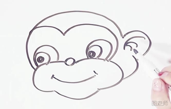 可爱小猴子简笔画怎么画 可爱小猴子简笔画教学