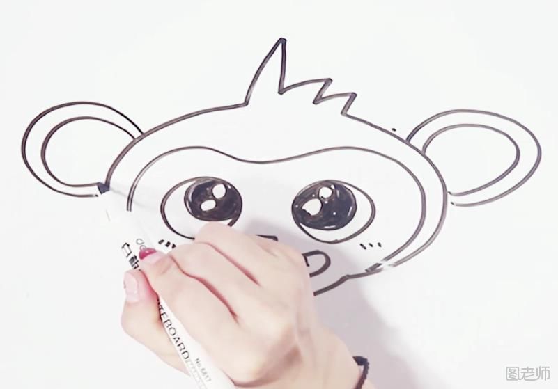 提灯笼的小猴子简笔画怎么画 提灯笼的小猴子简笔画教学