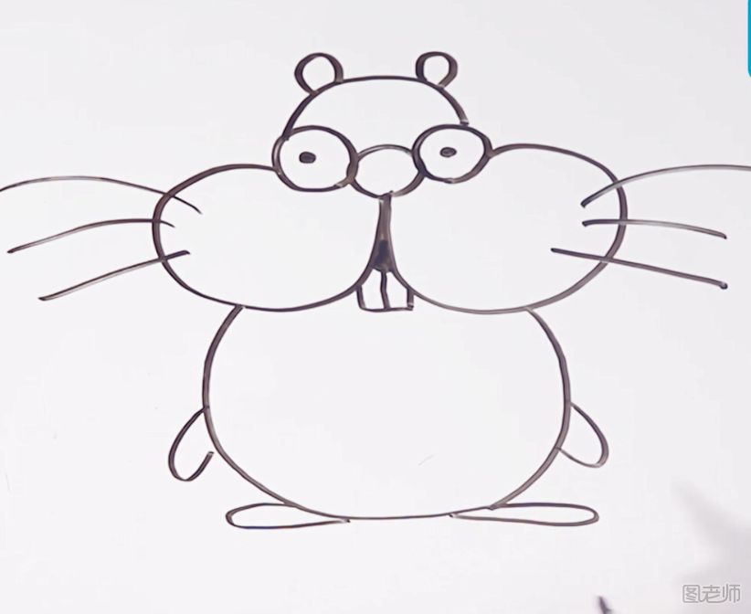 地鼠简笔画怎么画 宝宝学画地鼠简笔画