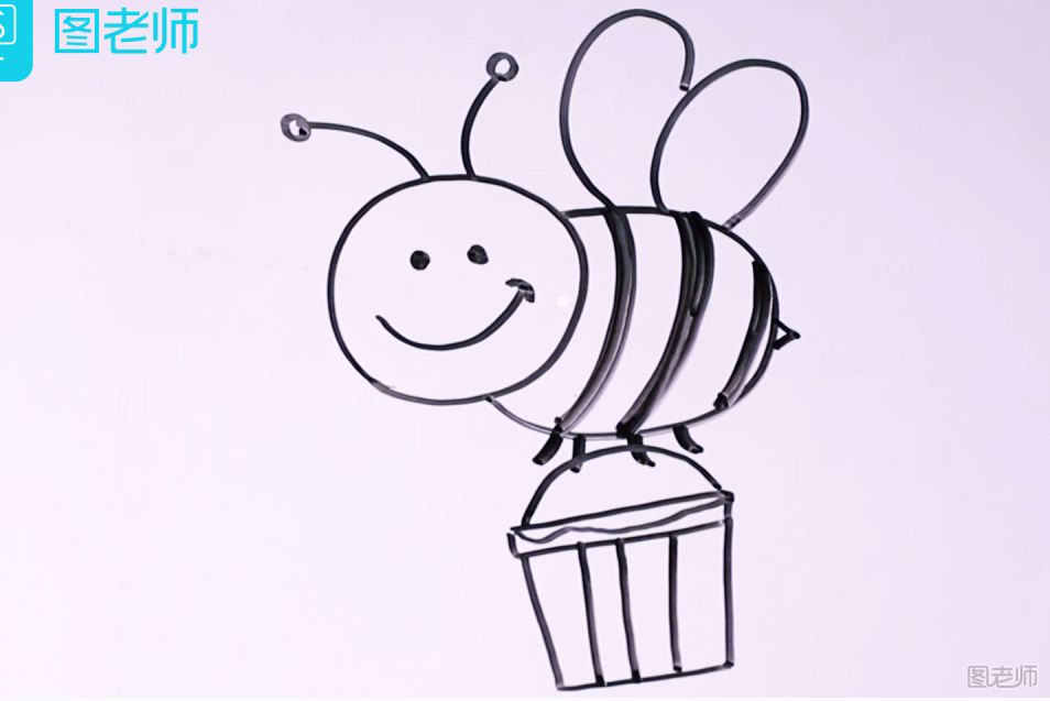,蜜蜂简笔画