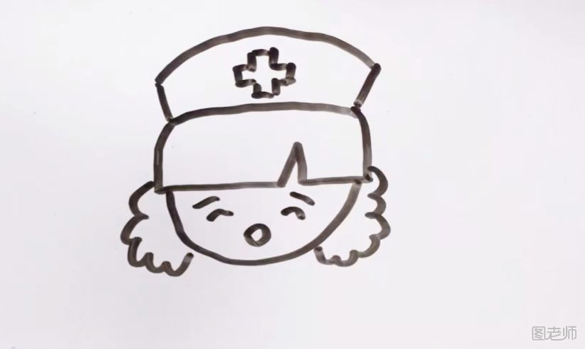 护士简笔画
