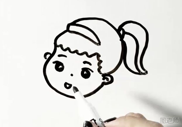 可爱的简笔画 可爱的小女孩简笔画怎么画