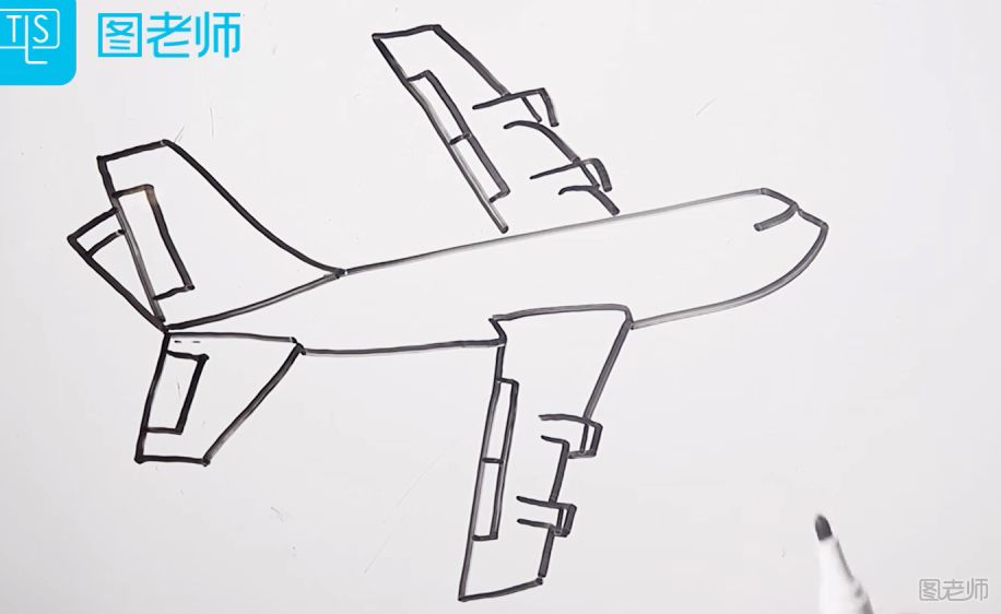 飞机简笔画教程 飞机简笔画要怎么画