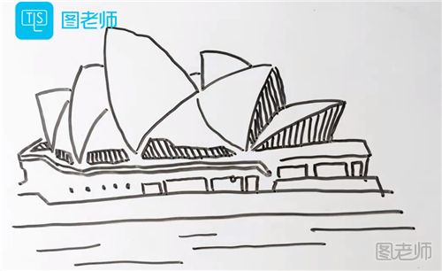 悉尼歌剧院简笔画