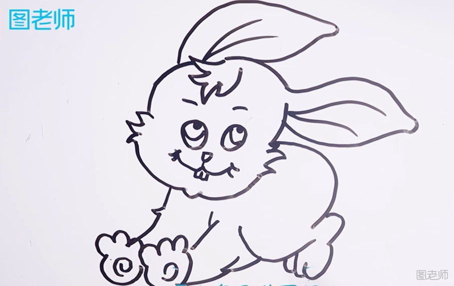 兔子简笔画 1分钟教你画兔子