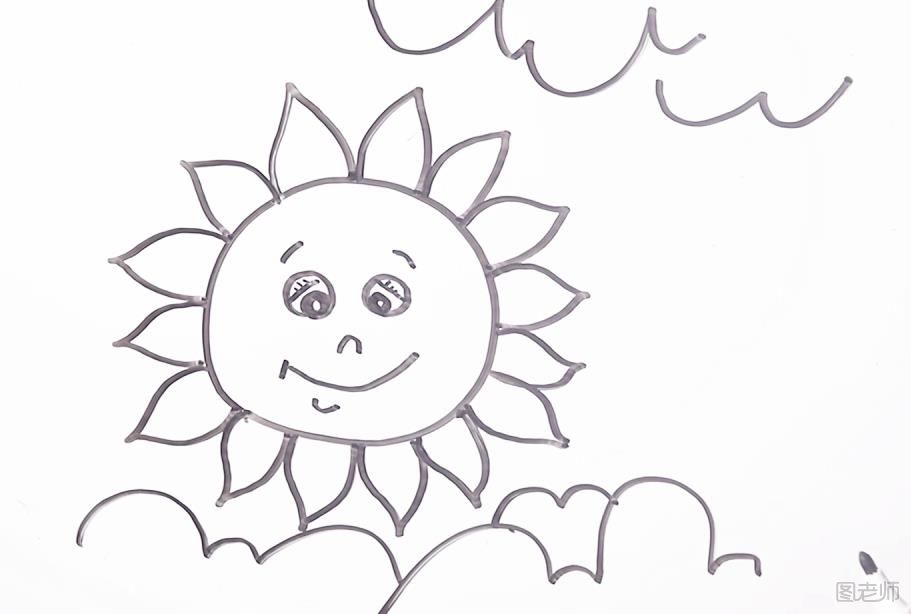 幼儿简笔画之太阳 太阳简笔画教学