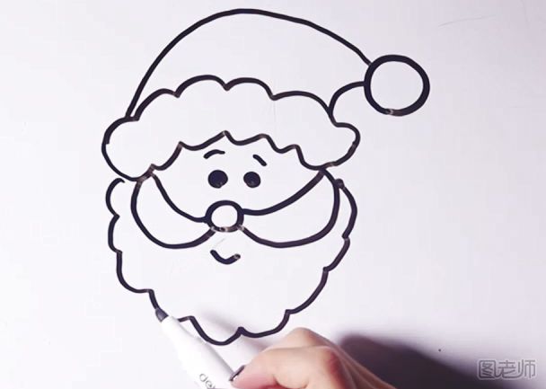 圣诞老人简笔画 圣诞老人简笔画怎么画