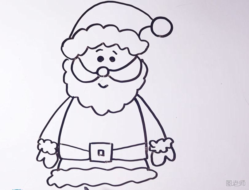 圣诞老人简笔画 圣诞老人简笔画怎么画