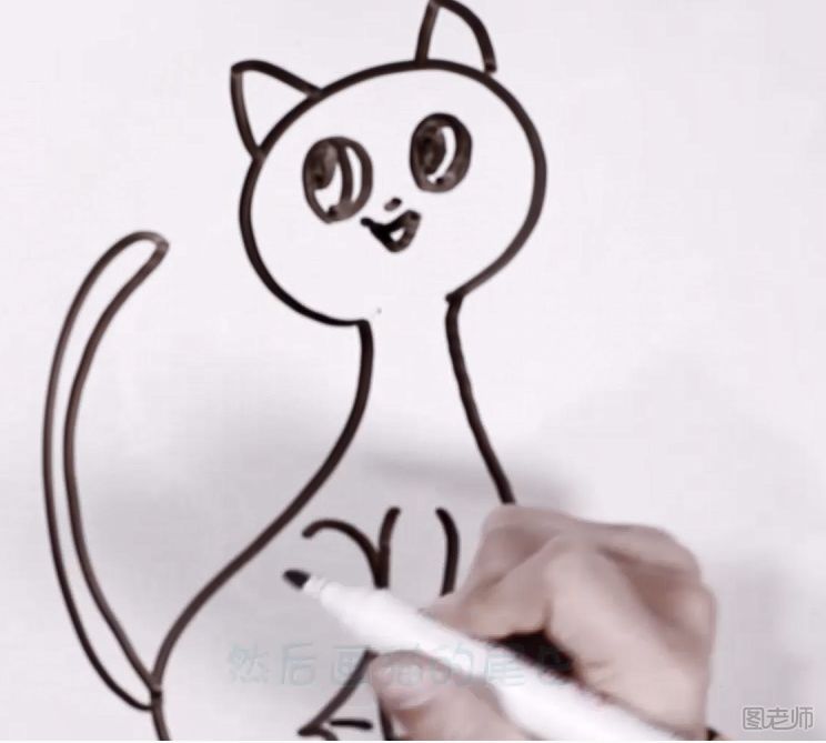 猫咪简笔画 猫咪简笔画教程
