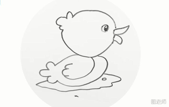 鸭子简笔画 鸭子的具体画法