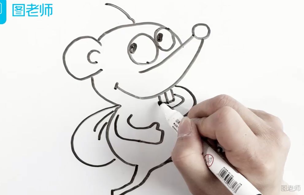 动物老鼠简笔画