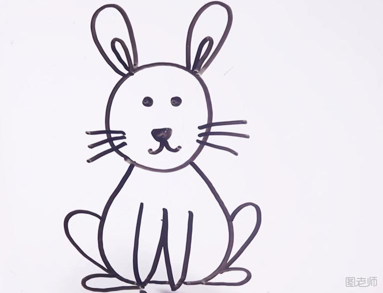 生肖兔简笔画 兔子简笔画怎么画