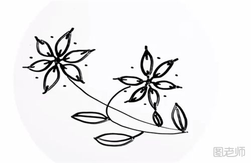 简笔画怎么画美丽的花