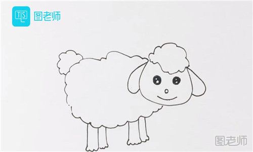 儿童画十二生肖羊jpg