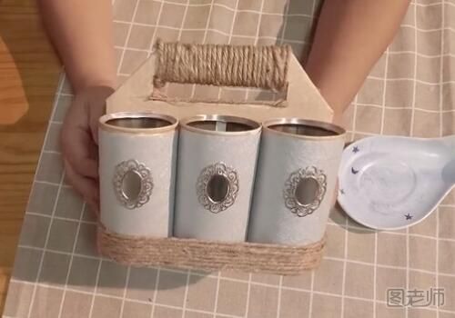 收纳小罐子怎么做 八宝粥罐子制作收纳罐的方法.jpg