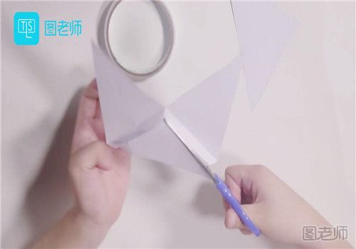 手工折纸蝴蝶结的折法