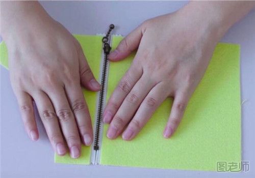 圆笔袋怎么做 不织布制作圆形笔袋的方法