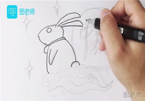 玉兔怎么画简笔画
