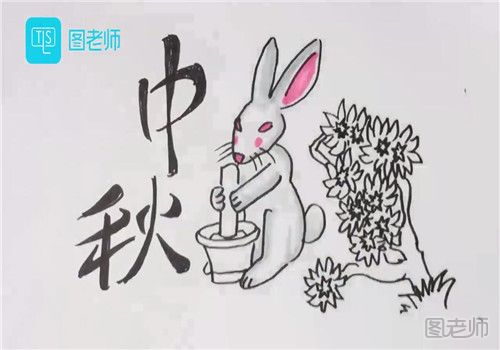 玉兔怎么画美丽又简单