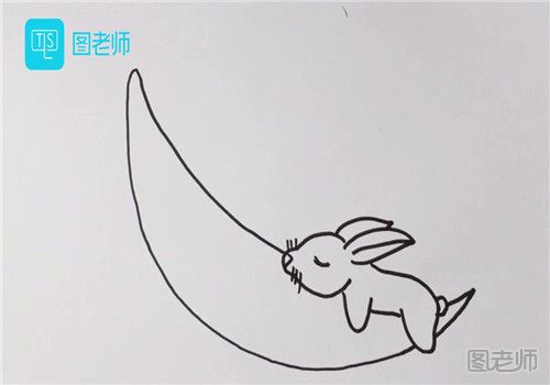 玉兔简笔画简单又漂亮