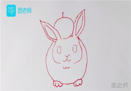 玉兔怎么画最简单又漂亮图解