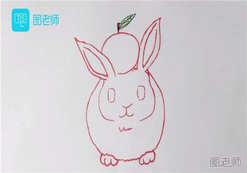玉兔怎么画最简单又漂亮图解