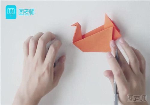 鸵鸟的折纸儿童