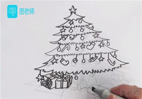 圣诞节简笔画怎么画