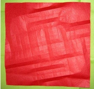 过程8:完成折叠以后的纸张样式如图所示。