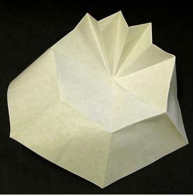 超简单折纸太阳花图解教程