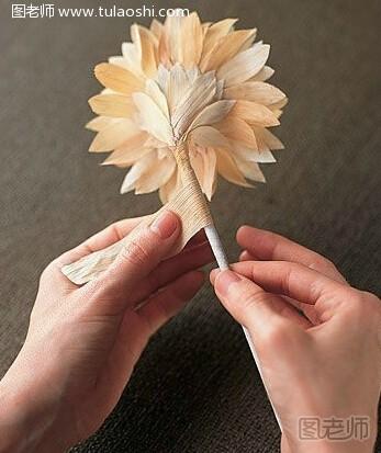 手工折纸花做法图解