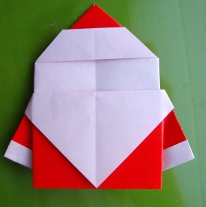 圣诞老人折纸图解教程