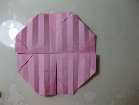 手工折纸冰淇淋玫瑰图解教程实拍